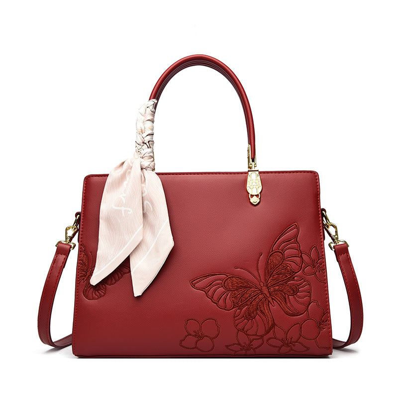 Women's Embroidery Elegant Mother Large Capacity High Bags