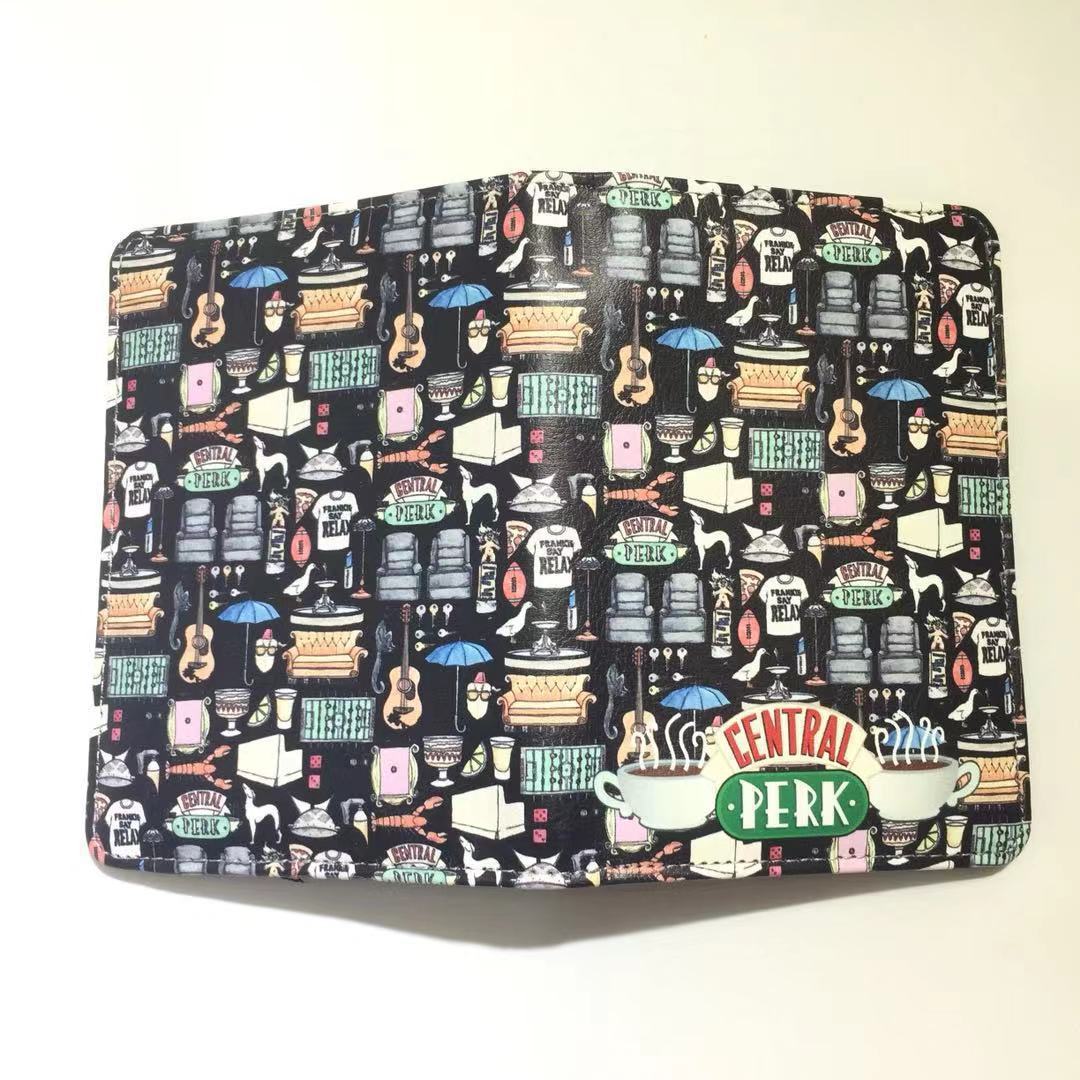 American Tv Series Peripheral Friends Passport Card Holder