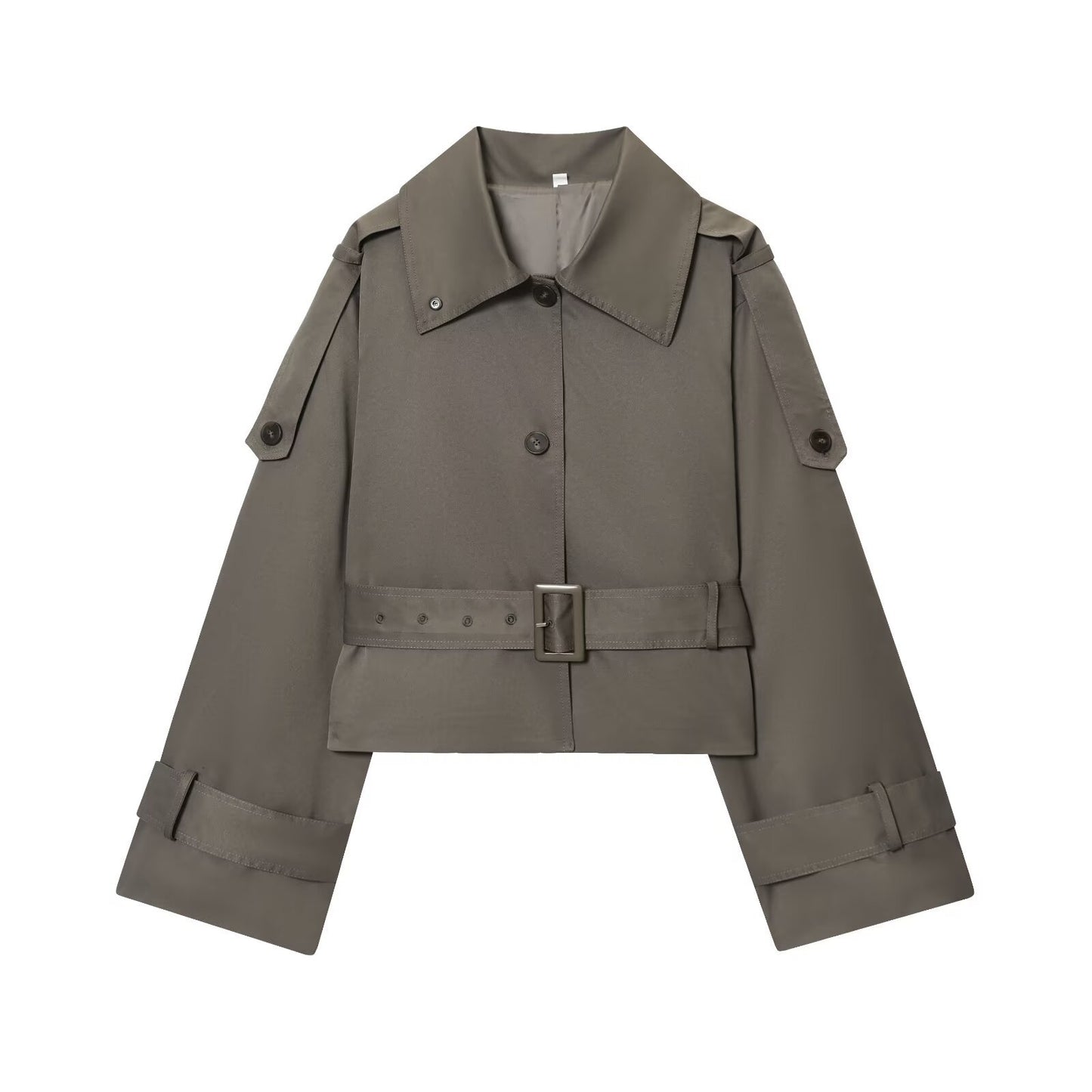 Women's Stand Collar Lapel Windbreaker Comfortable Long Coats