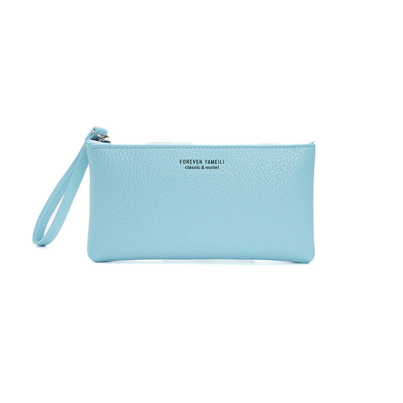 Women's Korean Style Zipper Long Large Capacity Ladies Wallets