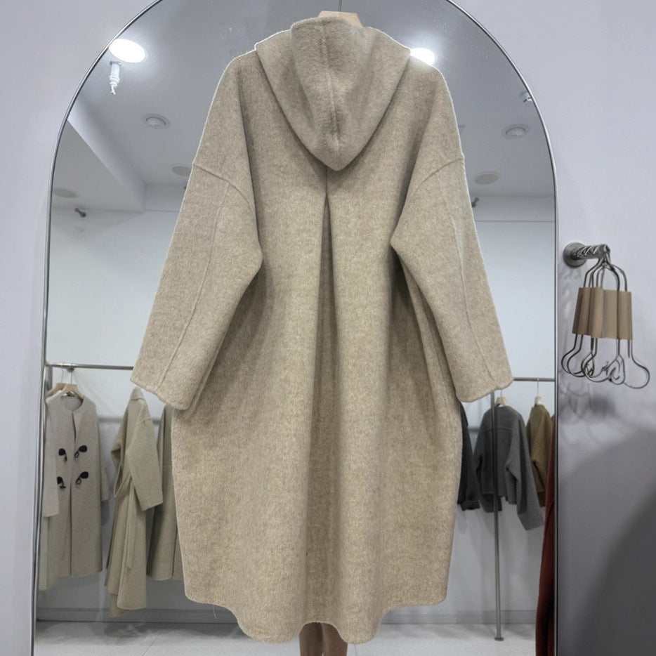 Women's Double-faced Woolen Goods Wool Overcoat Younger Coats