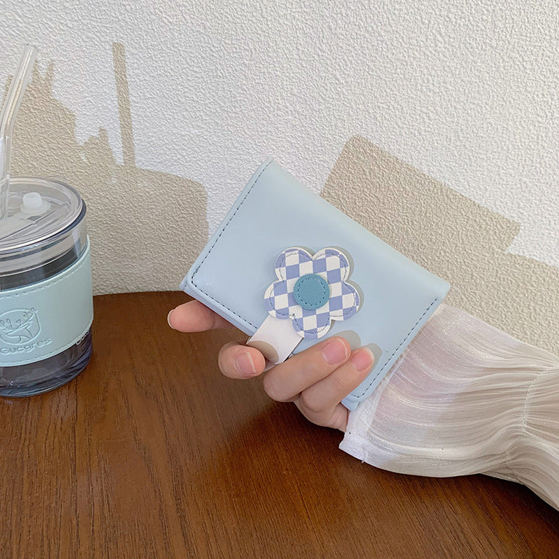 Women's Classic Korean Short Cartoon Cute Purses