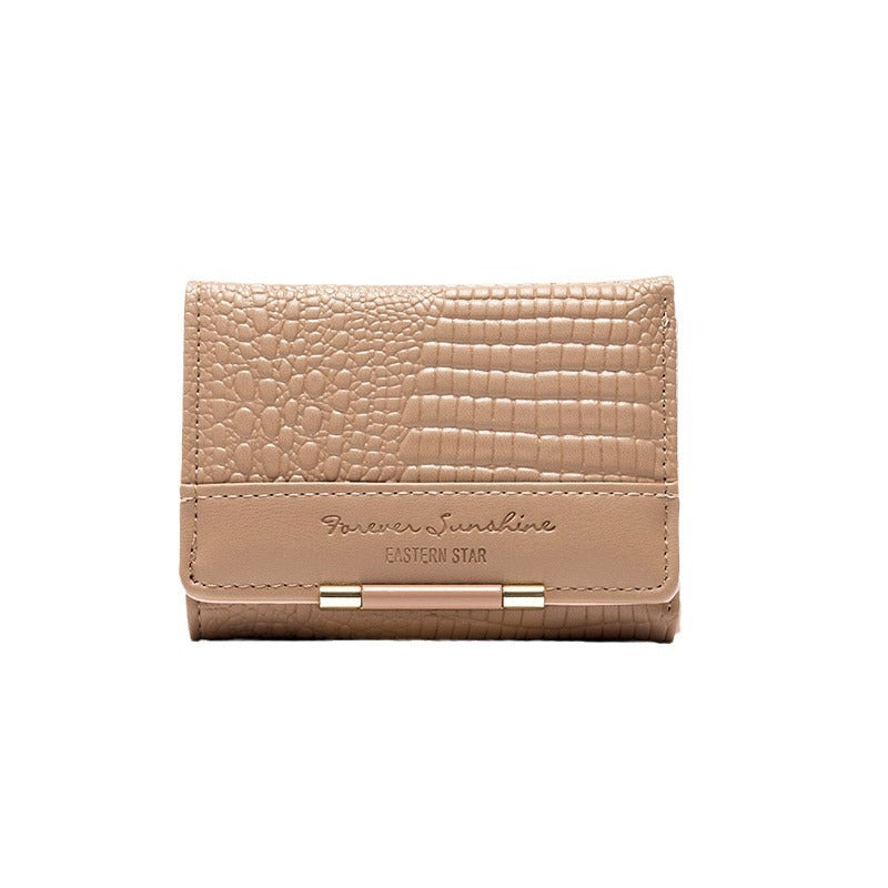 Women's Korean Style Short Leather Fashion Storage Ladies Wallets