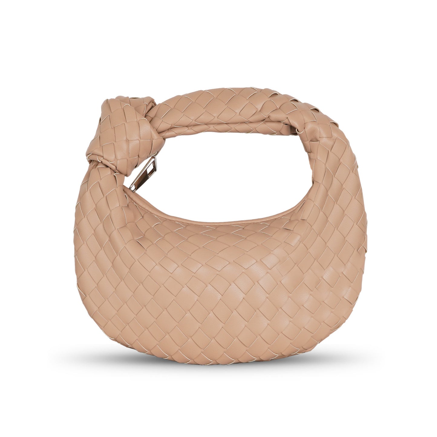 Woven Popular Horn Knotted Portable Underarm Handbags