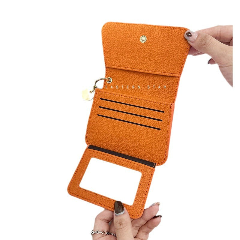 Women's Stylish Korean Short Chic Zipper Ladies Wallets