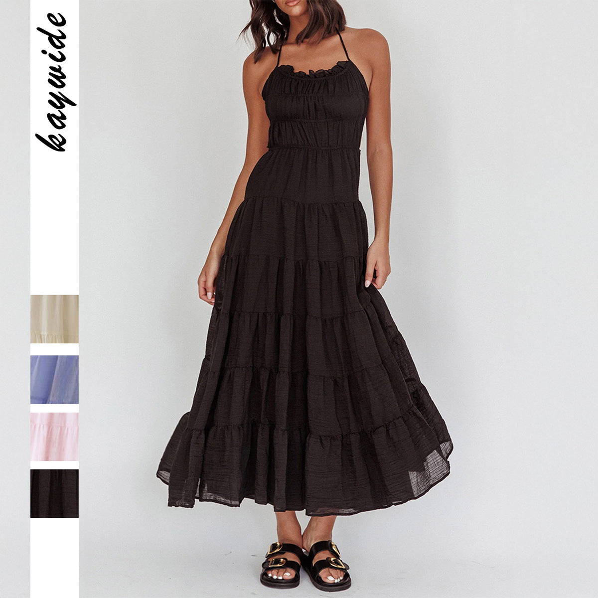 Women's Holiday Casual Style Sexy Halter For Dress
