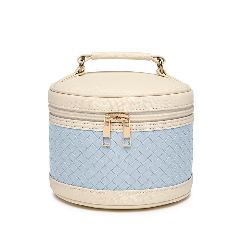 Portable Cosmetics Storage Plaid Waterproof Toiletry Cosmetic Bags