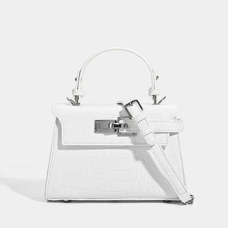 Kelly Niche Exquisite Crocodile Pattern High Sense Handbags