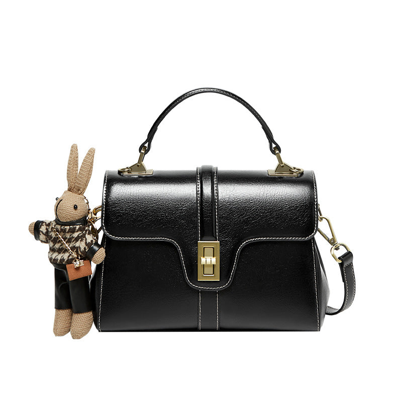 Women's High Sense Mother Elegant Genuine Leather Handbags