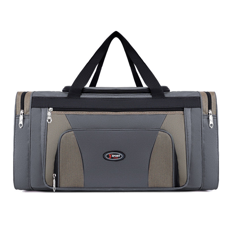 Large Capacity Rhombus Design Printable Short-distance Travel Bags