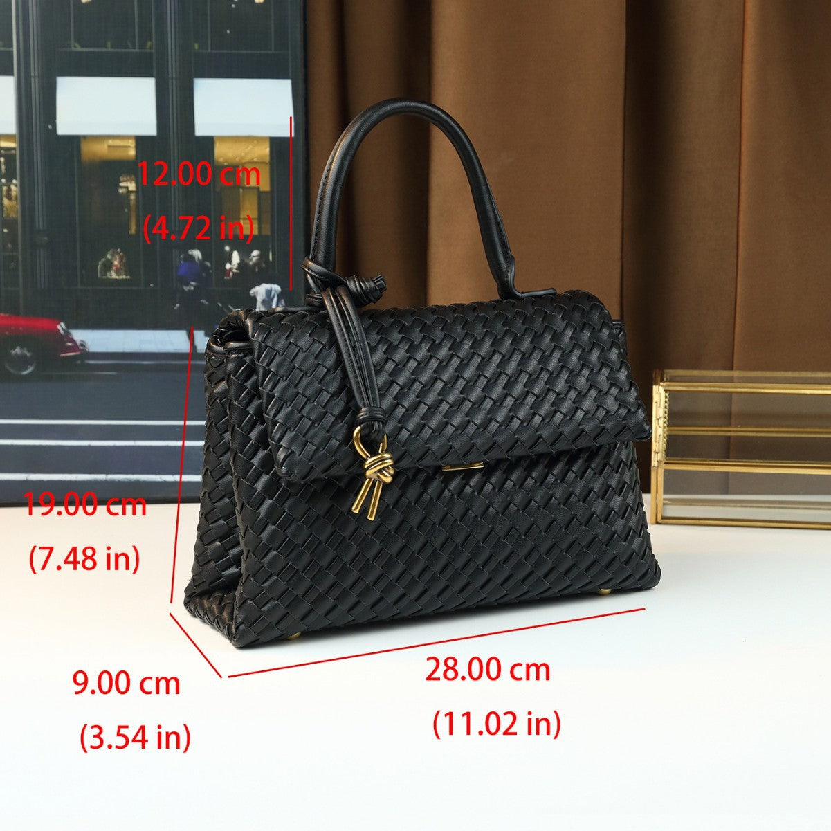 Women's Woven Simple Elegant Commuter Versatile Bags