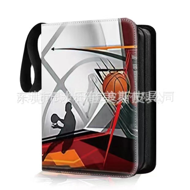 Elegant Binder Zipper Book Game Collection Card Holder