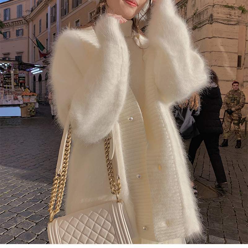 Mink Fairy Sky Outerwear Loose Gentle Coats