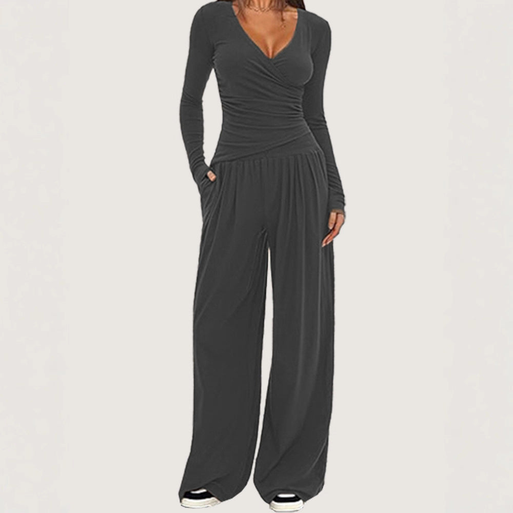 Elegant Versatile Women's Long Sleeve Sportswear Fashion Casual Suit