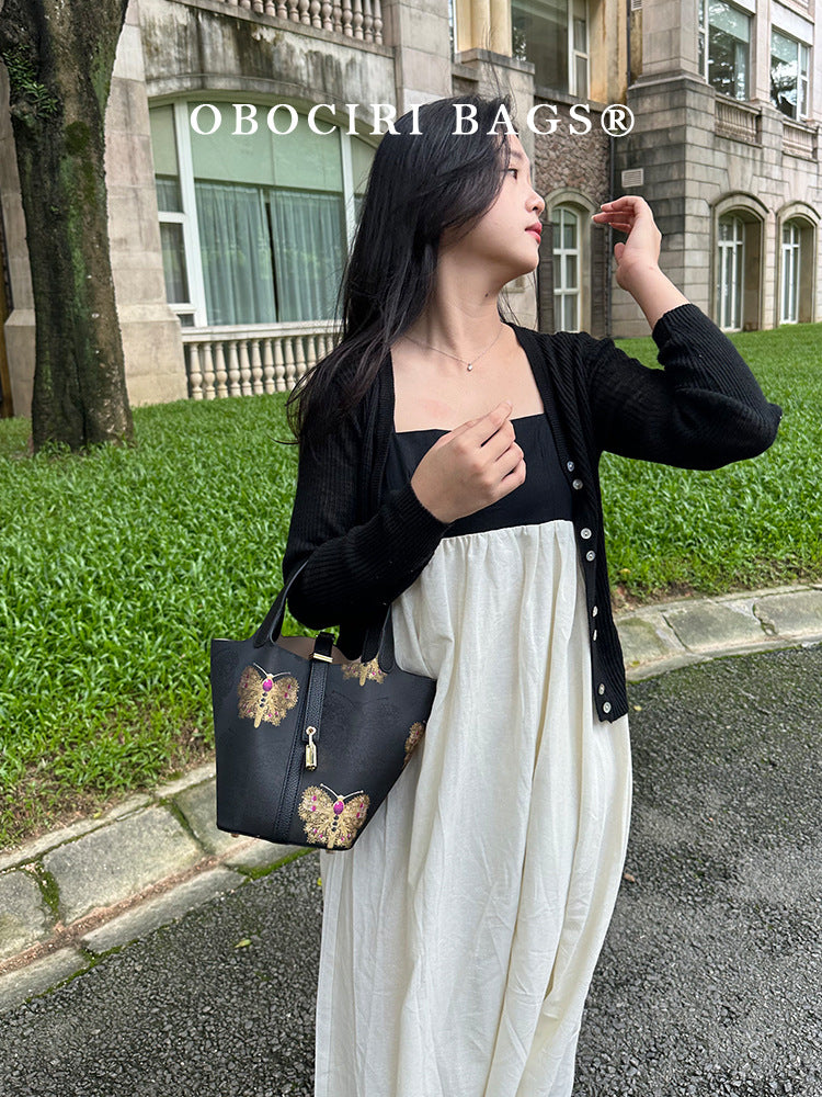 Women's Style High-grade Vegetable Basket Large Capacity Crossbody Bags