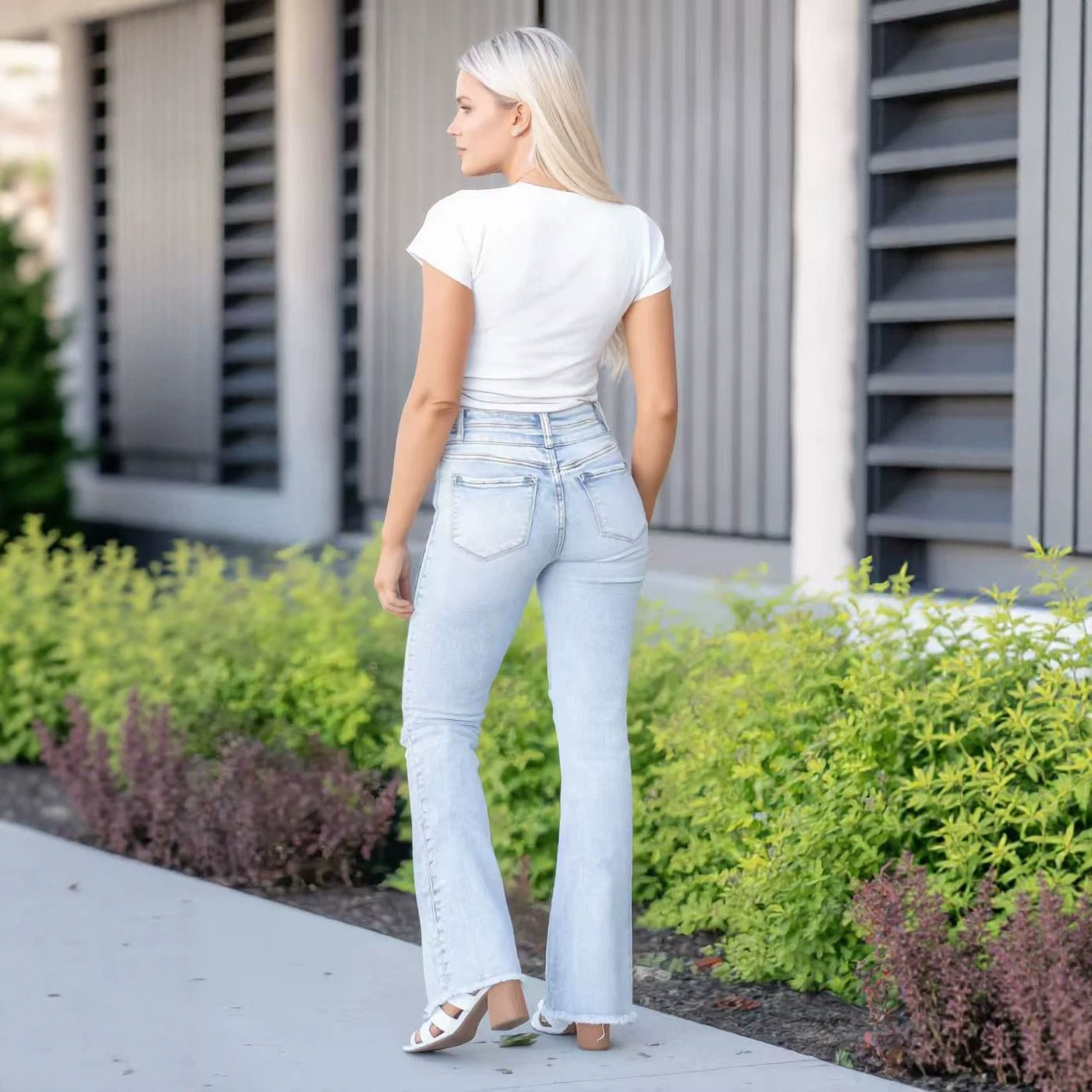 Women's Denim Bell-bottom Fashion Retro Easy Matching Women's Jeans