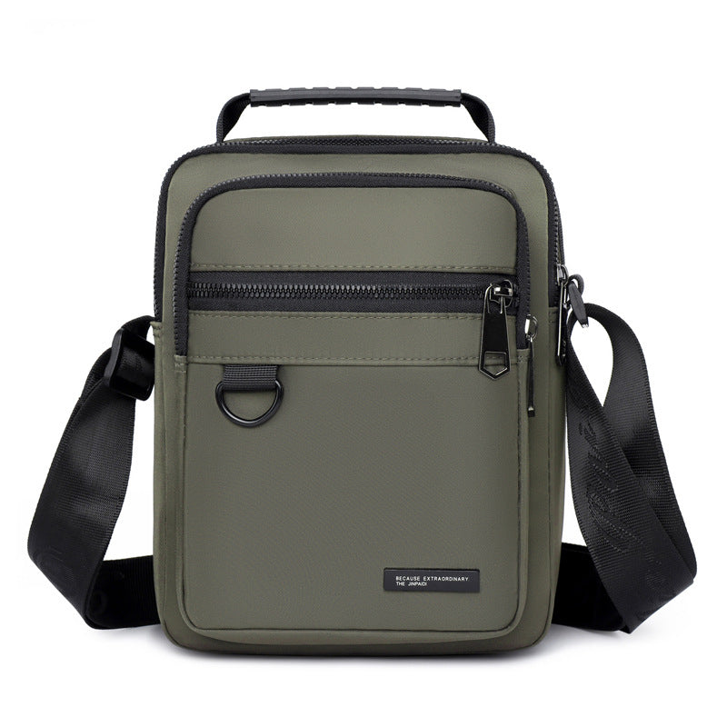 Men's Fashion Vertical Design Simple Oxford Cloth Men's Shoulder Bags