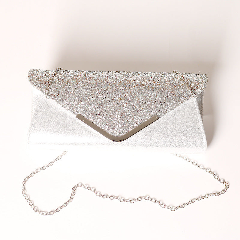 Graceful Trendy Clutch Fashionable Sequins Dinner Cosmetic Bags