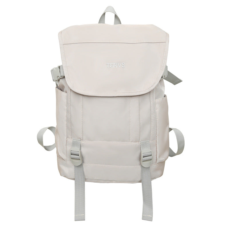 Men's Flip Large Capacity Contrast Color College Backpacks