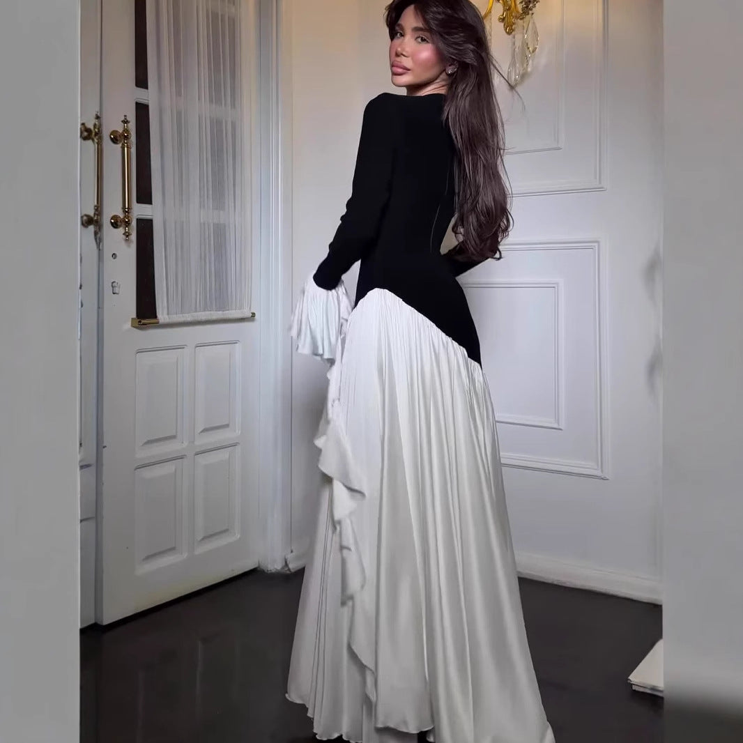 Women's Elegant Graceful Design Long Sleeve Dress Dresses