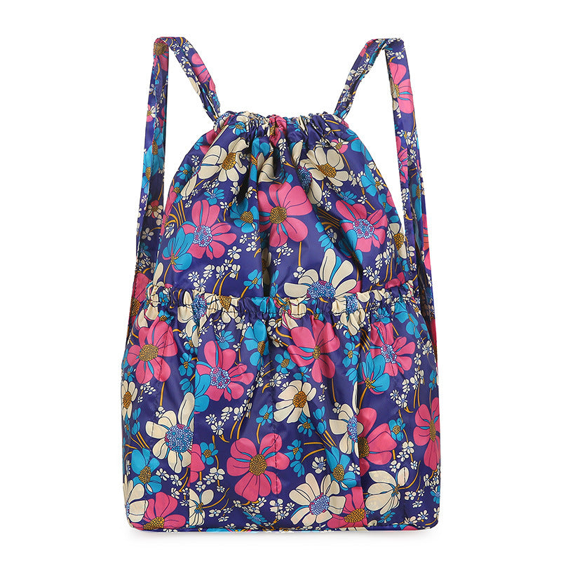 Beautiful Folding Drawstring Pocket Large Capacity Backpacks