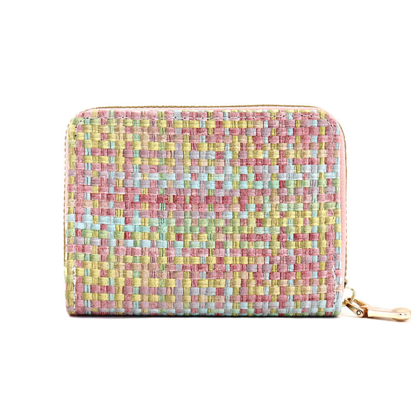 Women's & Men's & Expanding Large Capacity Zipper Fashion Card Holder