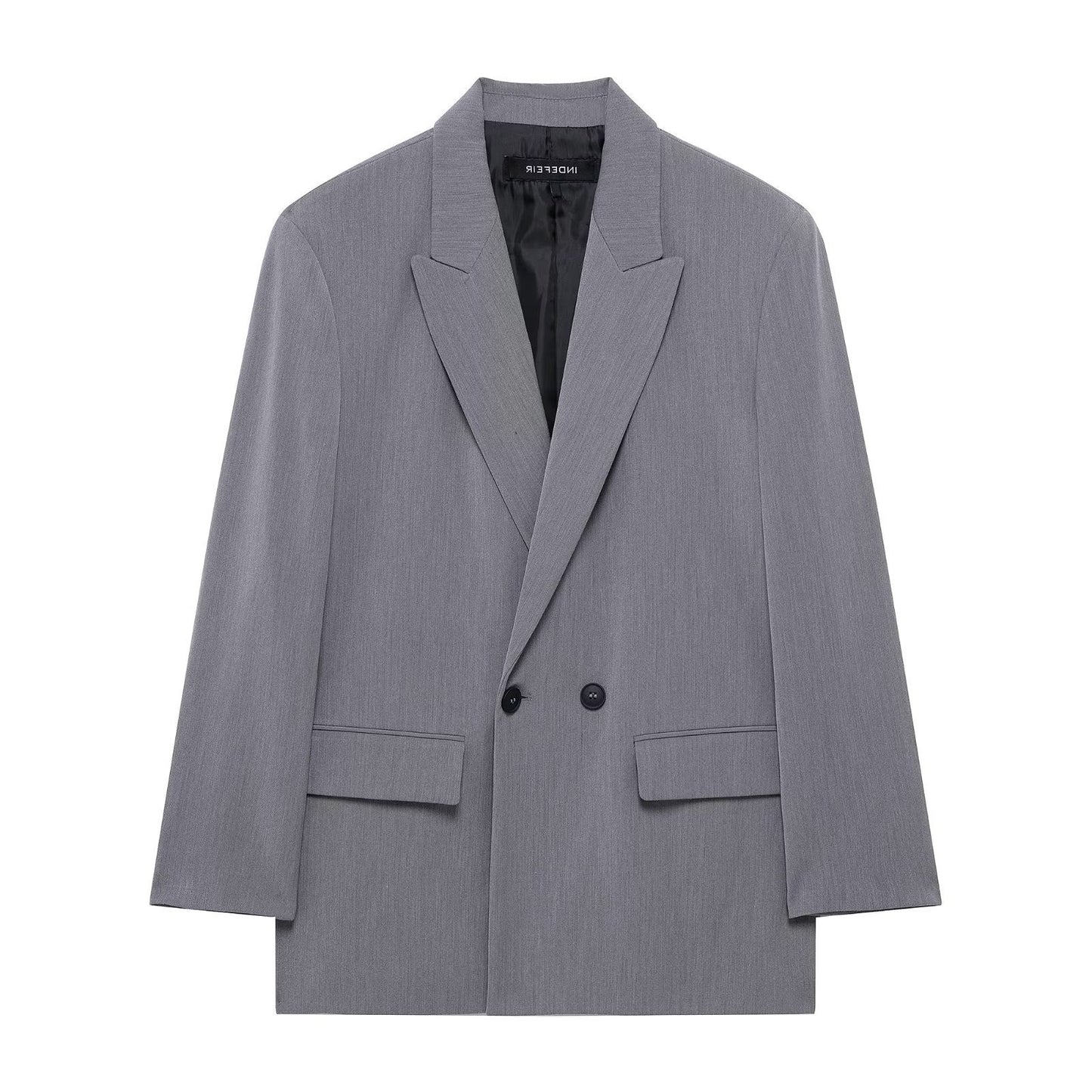 Women's Commute Style Lapel Double Breasted Temperament Blazers