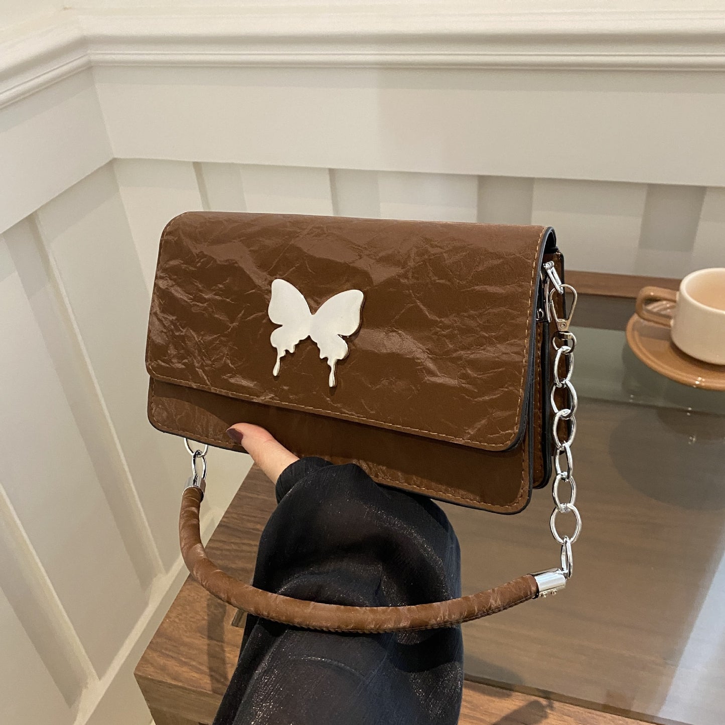 Women's Popular Summer Bow Chain Fashionable Stylish Armpit Bags