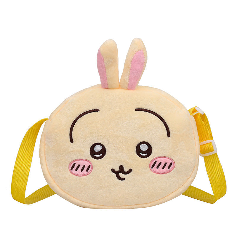Cartoon Anime Style Cute Rabbit Round Crossbody Bags