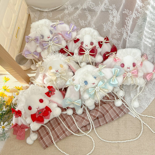 Lolita Rabbit Handmade Lop Eared Doll Crossbody Bags