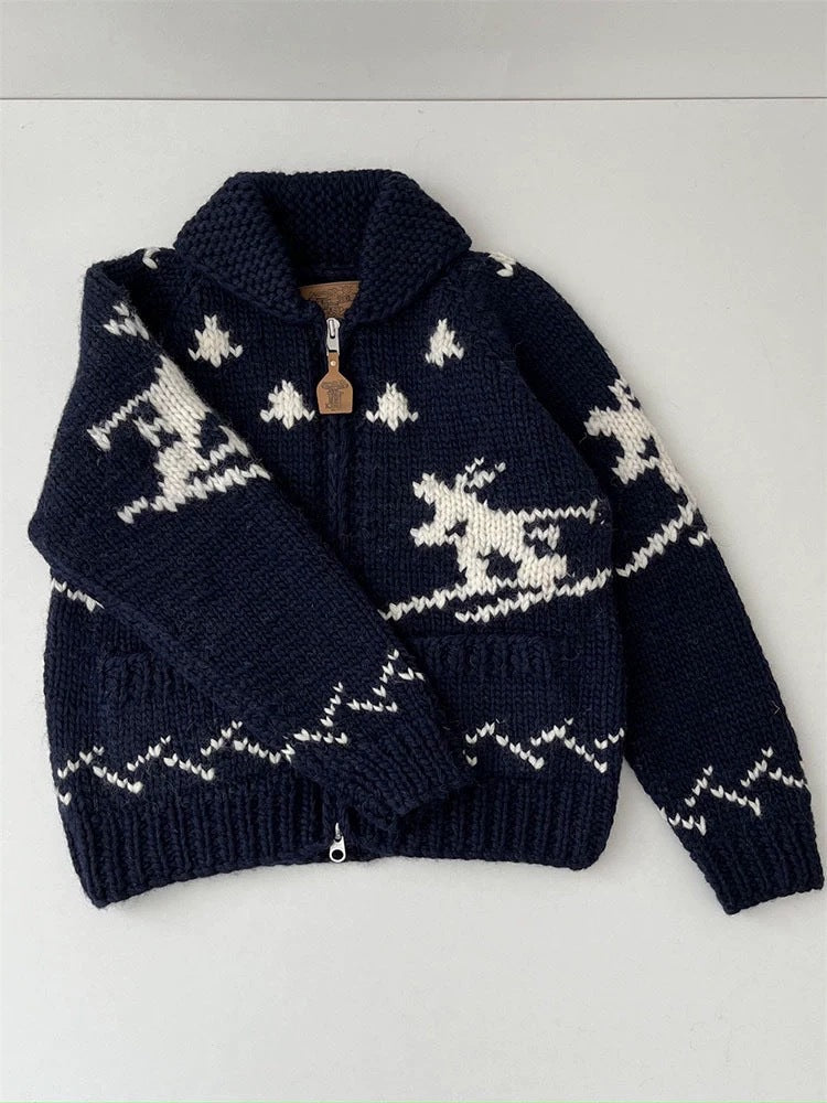 Women's Designer Christmas Ski Fair Island Pure Knitwear