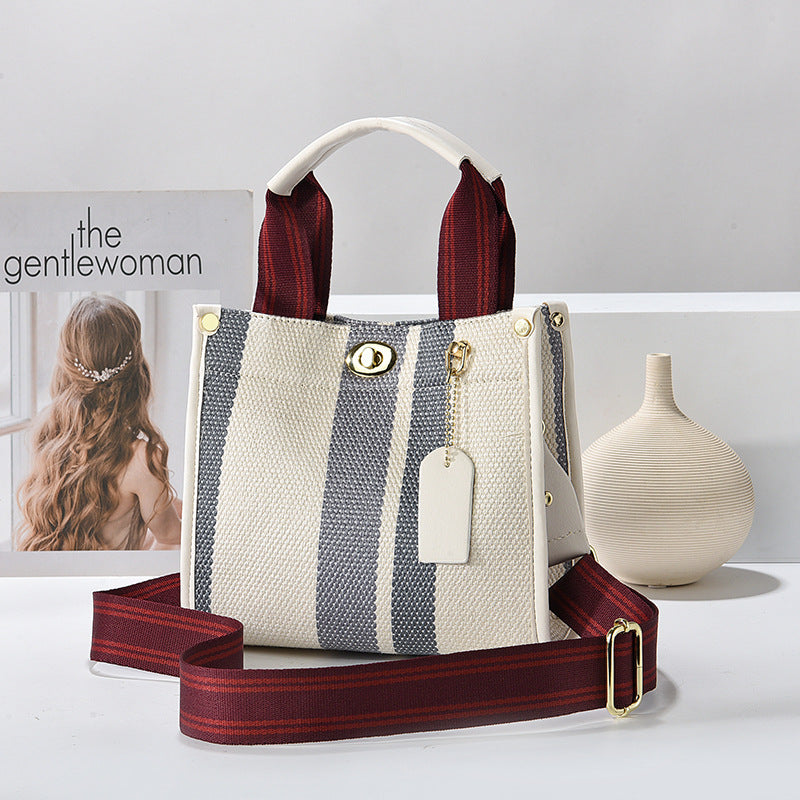 Women's Large Capacity Fashion Canvas Minimalism Hand Handbags