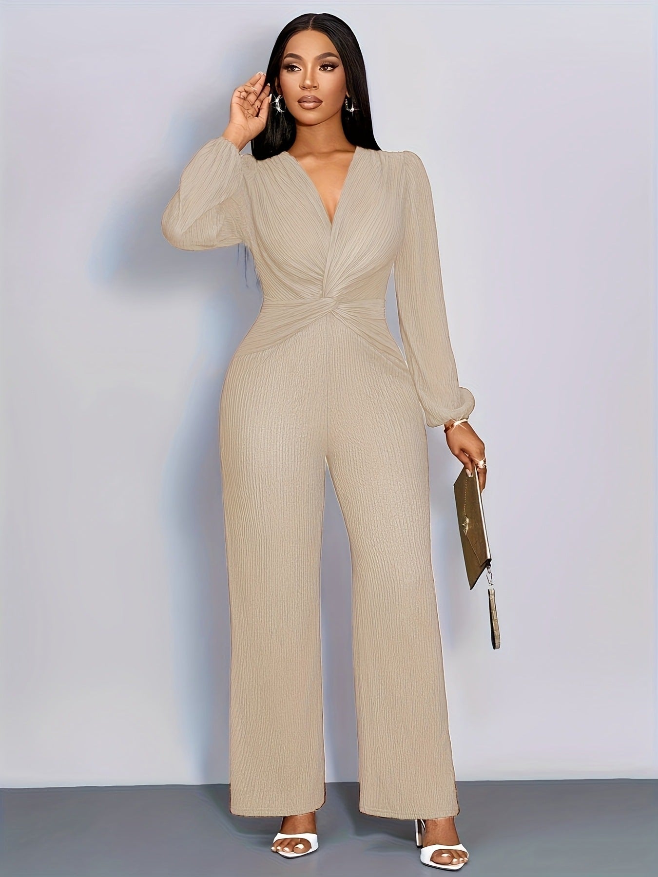 Women's Autumn Solid Color Fashion Leisure Women's Jumpsuit/clothing