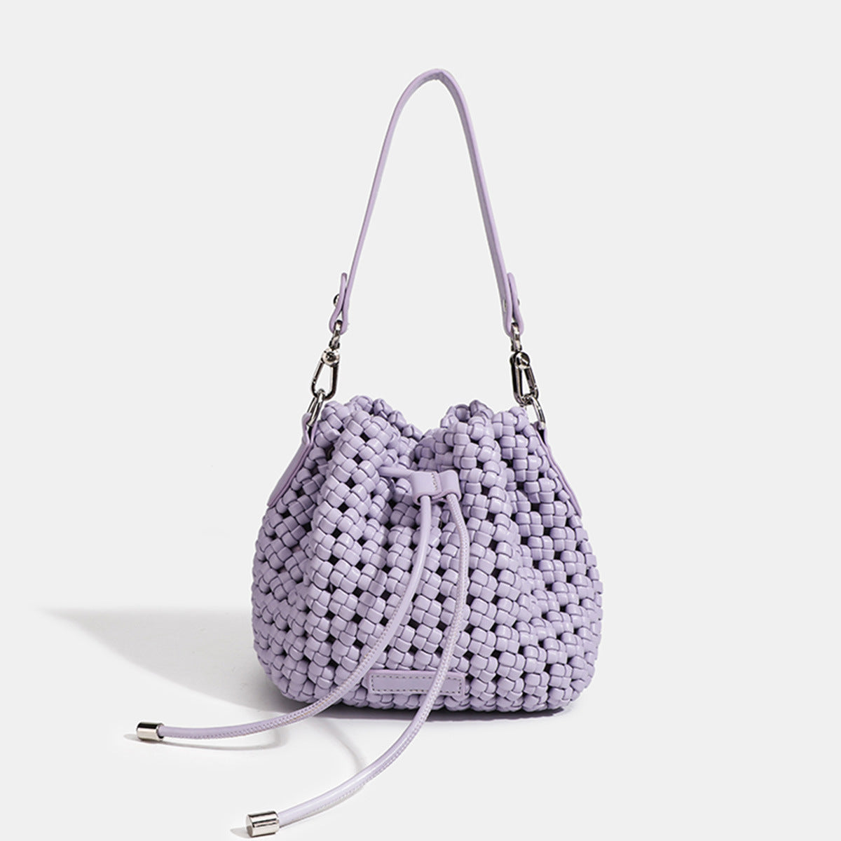 Women's Woven Drawstring Cross Body High-grade Bags