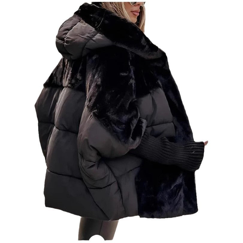 Women's Pretty Loose Stitching Down Cotton Jackets