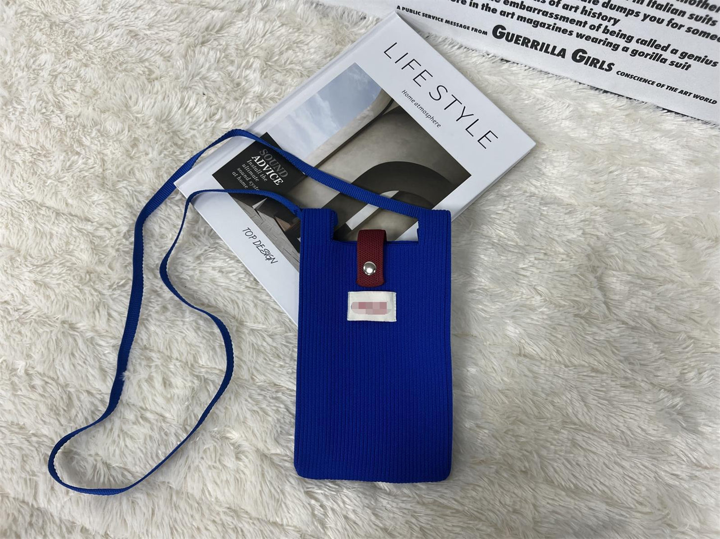 Spring Solid Color Cell Vertical Mini Simple Change Phone Bags
