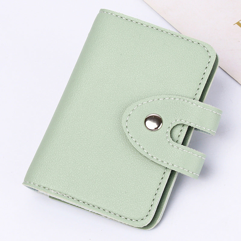 Female Korean Simple Male Multiple Slots Card Holder
