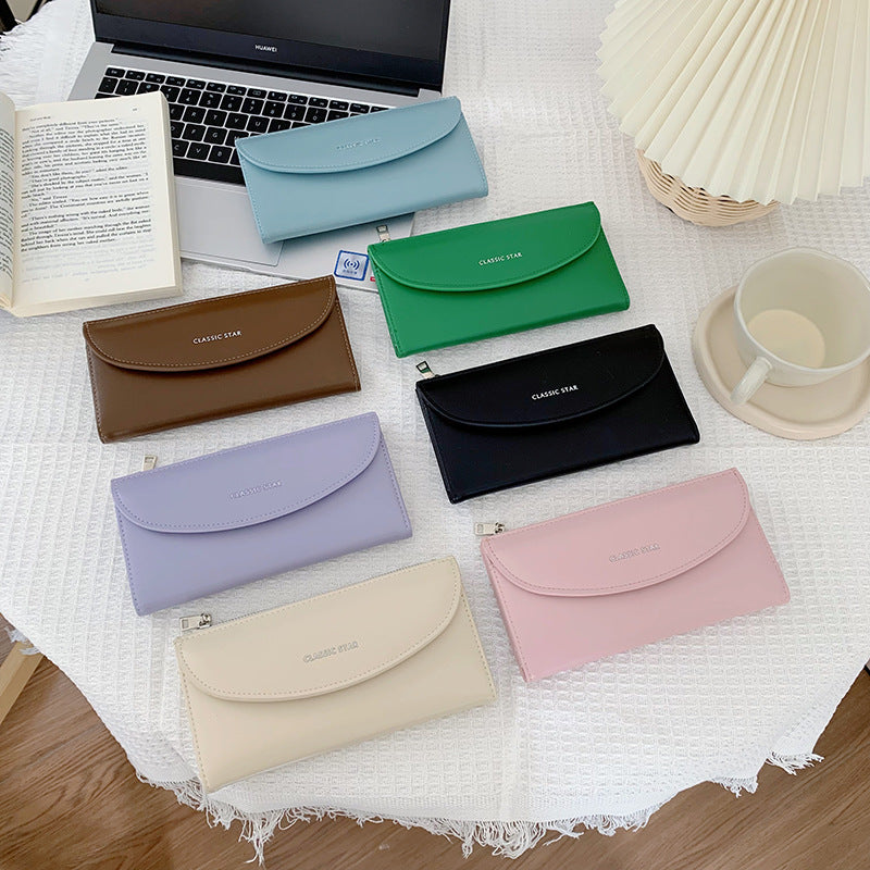 Women's Trendy Long Clutch Advanced Sense Ladies Wallets
