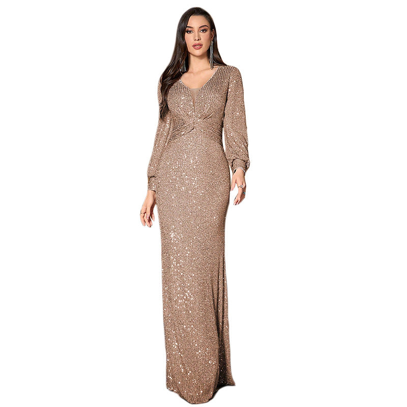 Sequined Affordable Luxury Sexy Dress Rhinestone Dresses