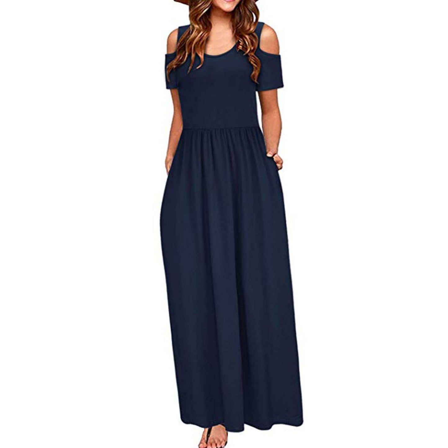 Women's Round Neck Fashion Casual Sleeve Shorts