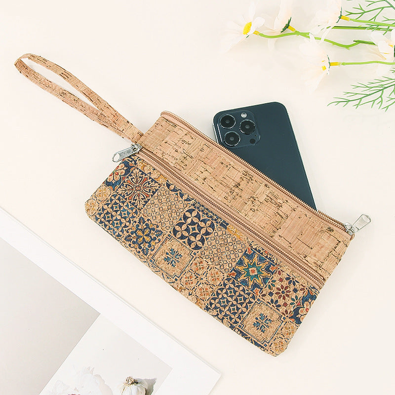 Classy Cork Printed Portable Cell Lightweight Phone Bags