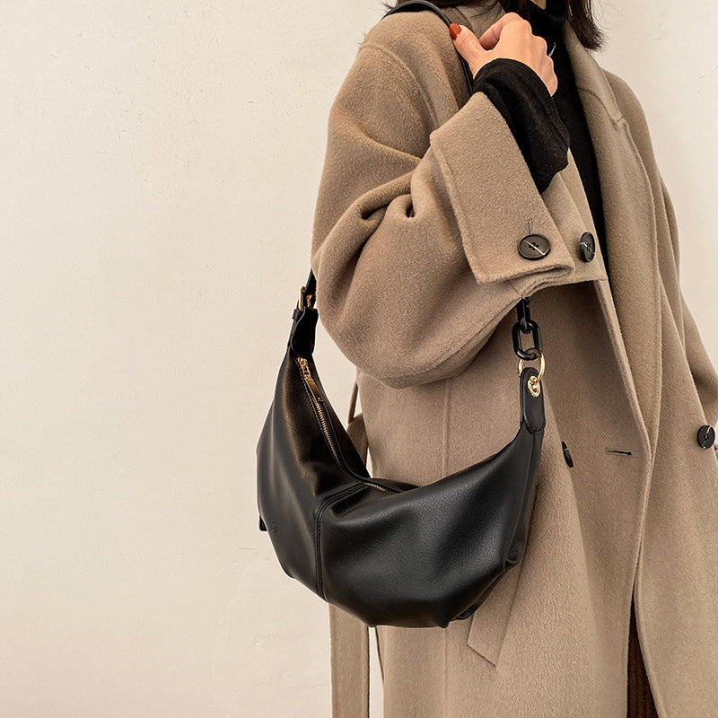 Women's Advanced Texture Soft Leather Fashionable Design Crossbody Bags
