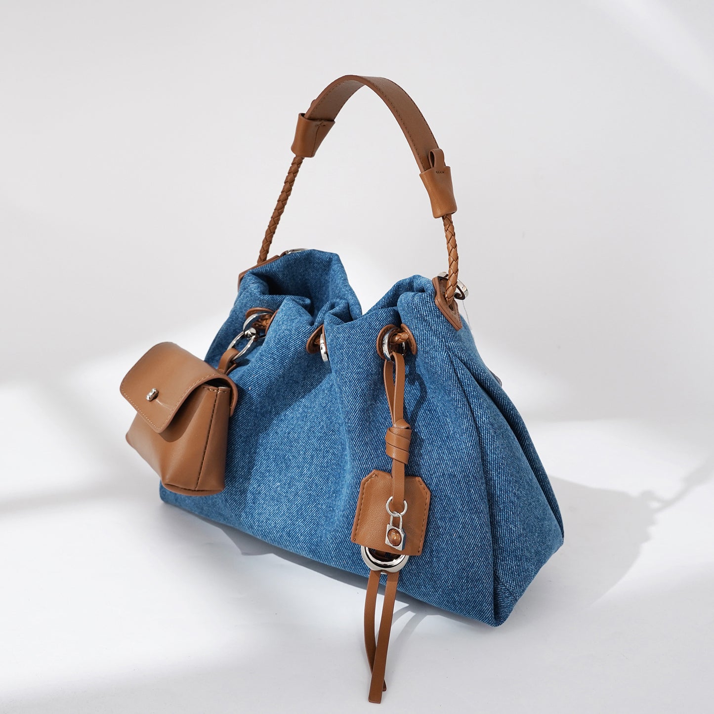 Trendy Women's Canvas Cloud High-grade Layer Bags