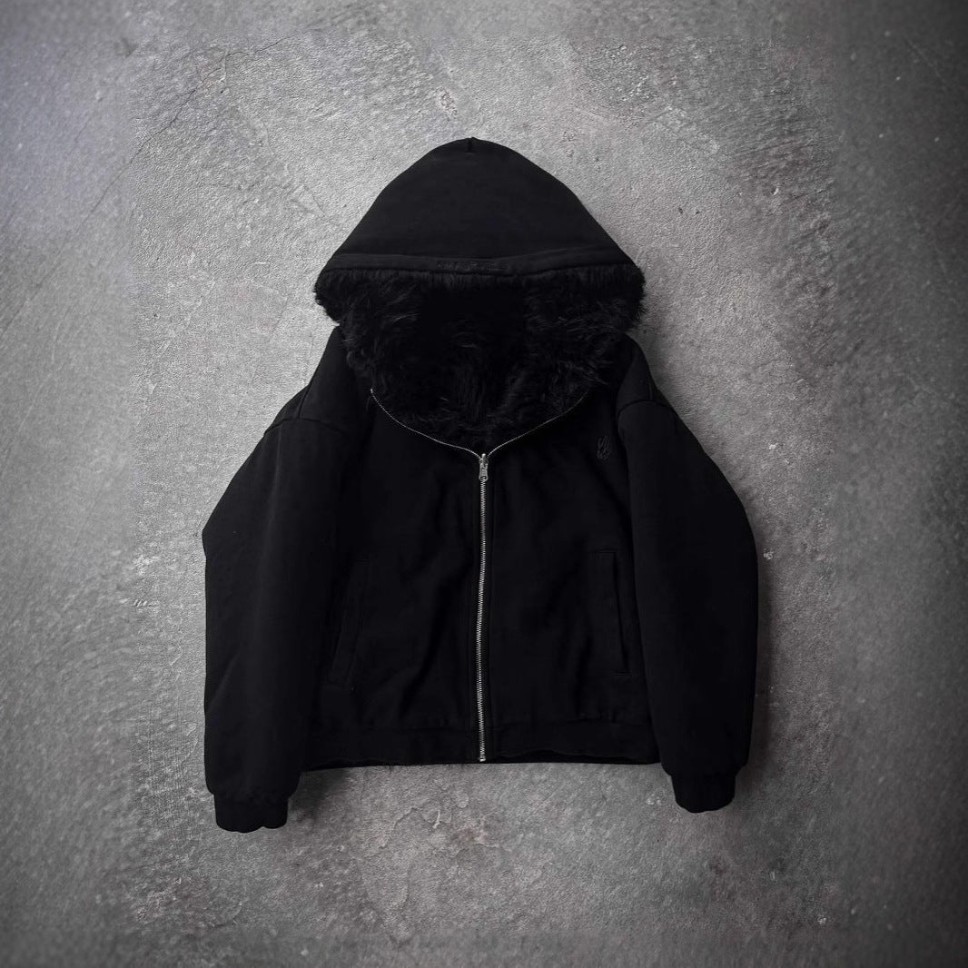 Women's & Men's & Hooded Double Layer Wearable Simple Senior Street Cardigans