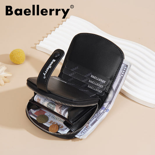 Women's Short Cute Cartoon Dinosaur Multiple Slots Ladies Wallets