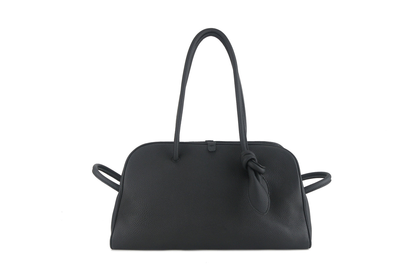 Litchi Pattern Cowhide Bowling Underarm Carrying Armpit Bags