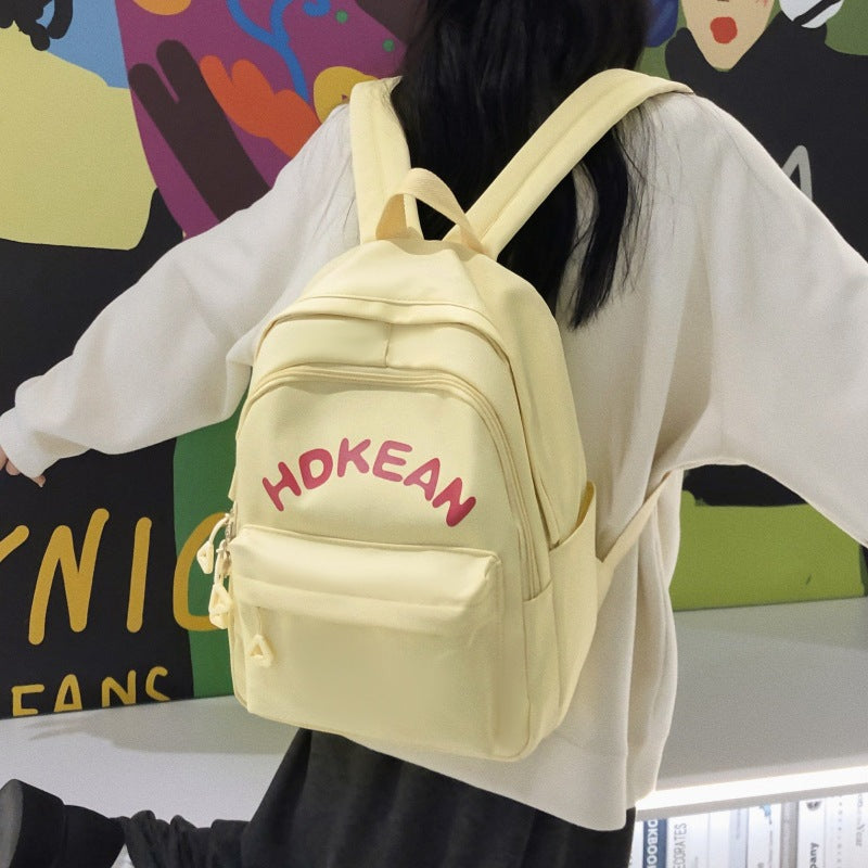 Style Simple Cute Big Size Junior Middle School Students' Schoolbags