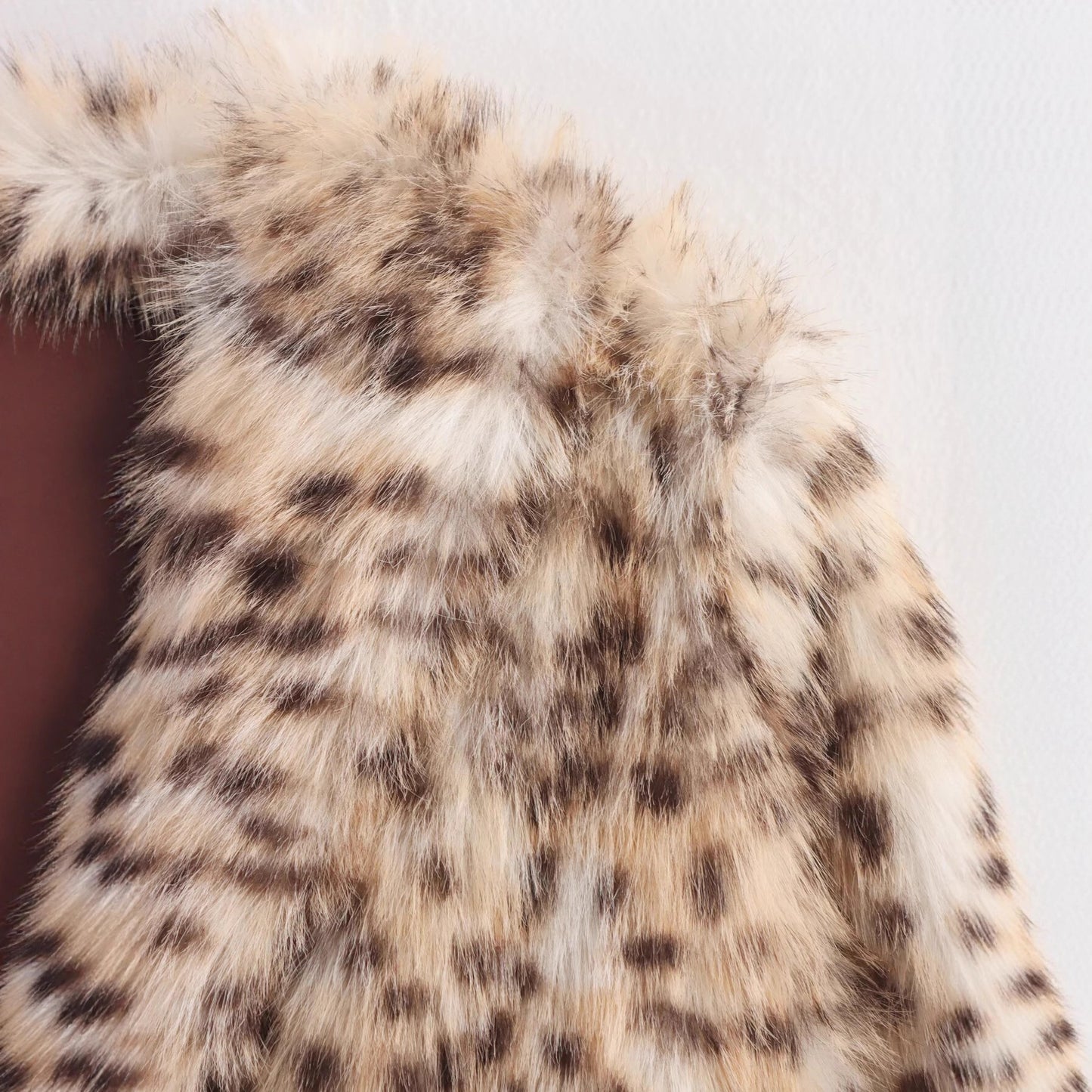 Women's Double Breasted Long Sleeve Leopard Print Jackets