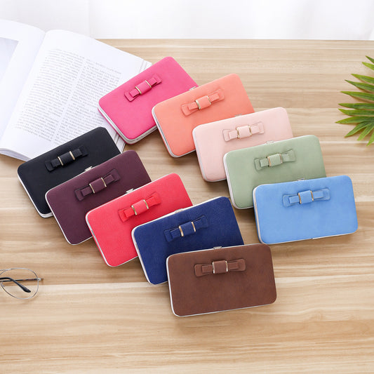 Women's Korean Long Bow Mobile Creative Ladies Wallets