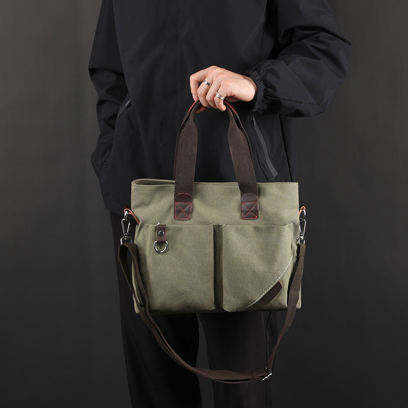 Canvas Trendy Leisure Commute Large Capacity Bags